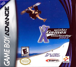 ESPN Winter X-Games: Snowboarding box art for GameBoy Advance